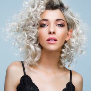 Blonde curl