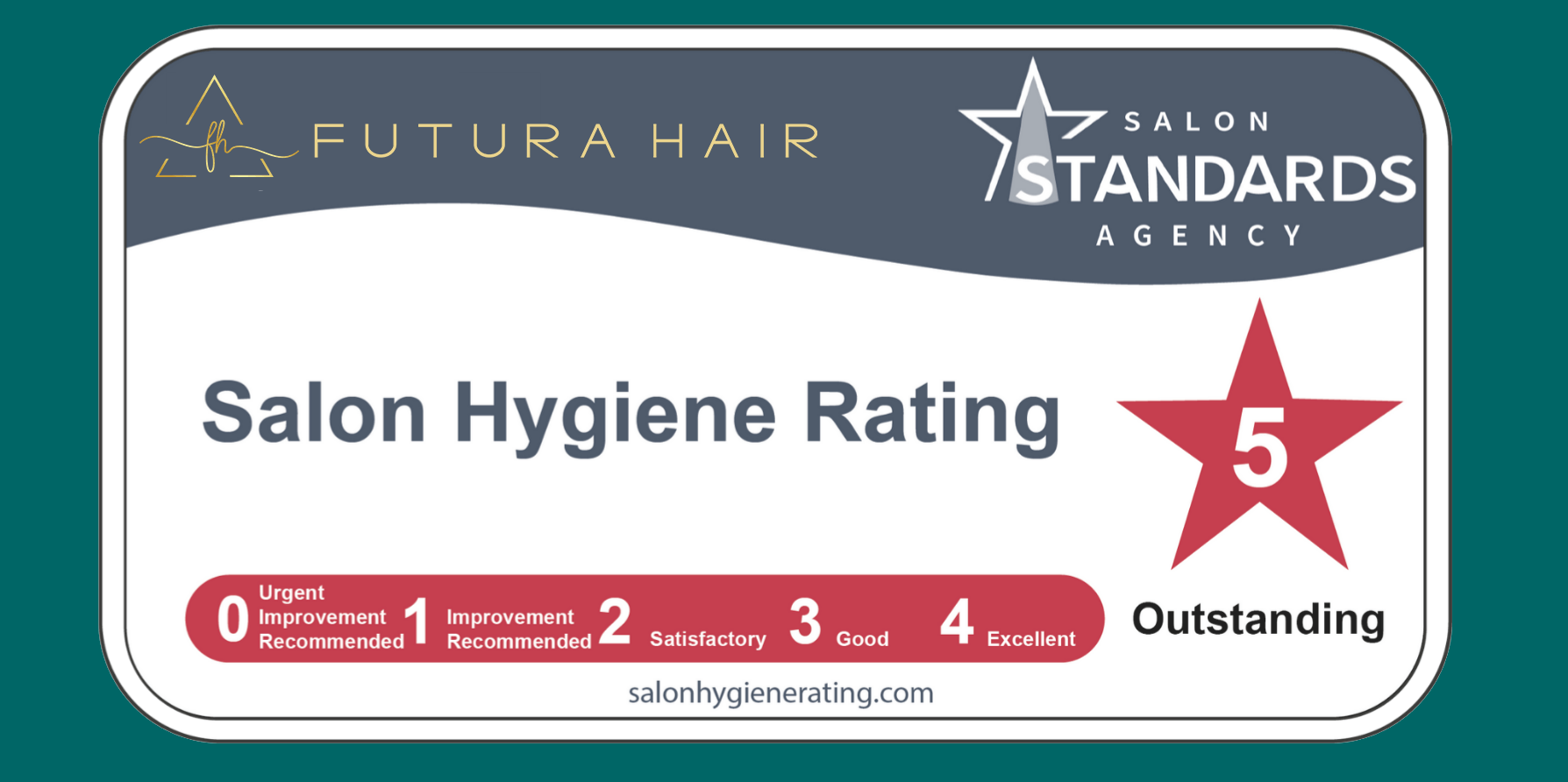 FUTURA HAIR Salon Standards Agency Digital Sticker 00666 Background FUTURA HAIR Salon Standards Agency Digital Sticker 00666 Background